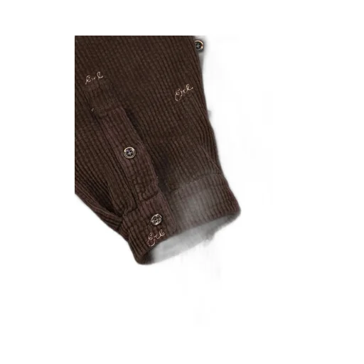 Erl Embroidered Corduroy Shirt