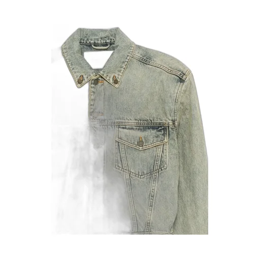 Entire Studios Distressed Denim Jacket