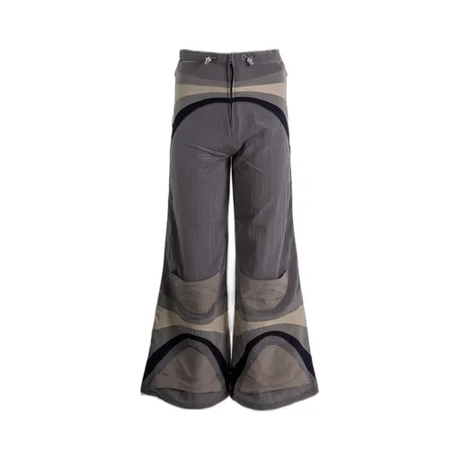 Erl Patterned Wide-Leg Pants