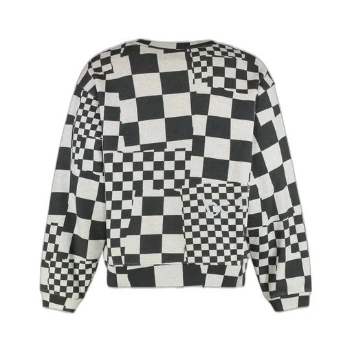 Erl Checkerboard Crew Neck Sweater