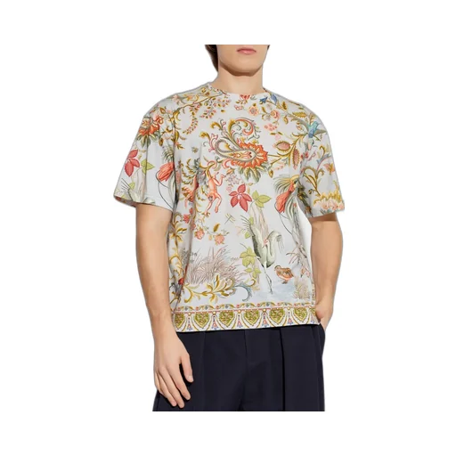 Etro Patterned Crewneck T-Shirt
