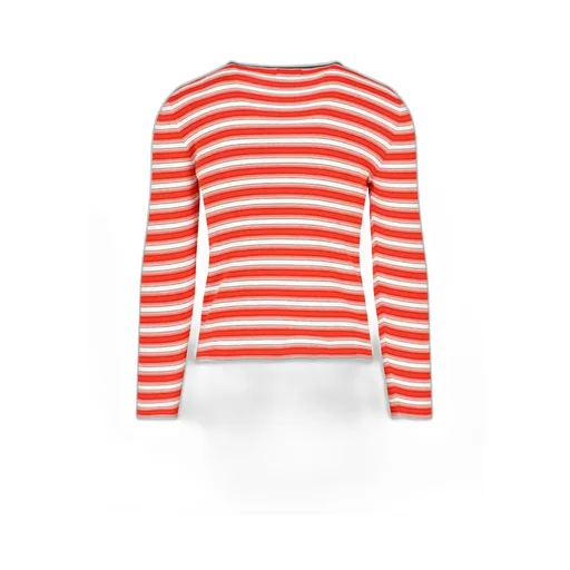 Erl Logo Embroidered Striped Crewneck Jumper