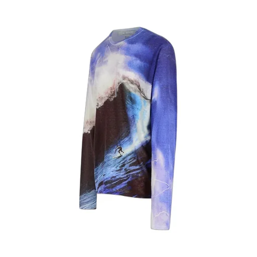 Erl Patterned Crew Neck Knitwear