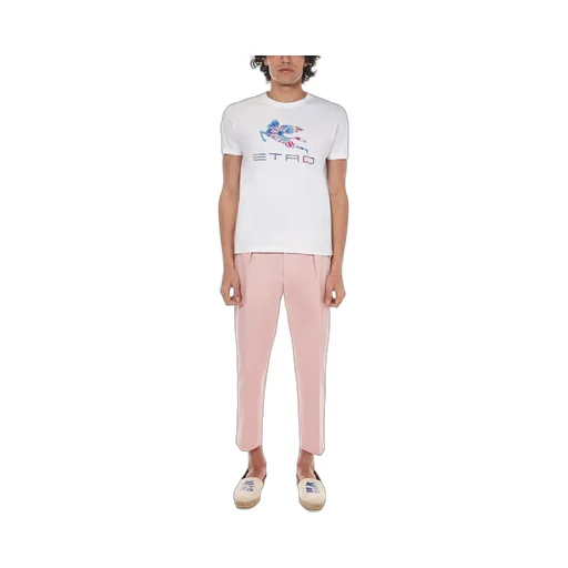 Etro Crewneck Logo Printed T-Shirt