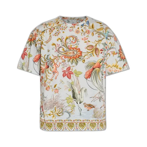 Etro Patterned Crewneck T-Shirt
