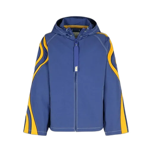 Erl Contrast Stitch Hooded Jacket