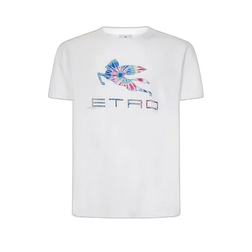 Etro Crewneck Logo Printed T-Shirt