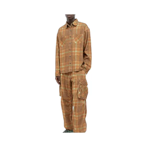 Erl Checked Buttoned Shirt