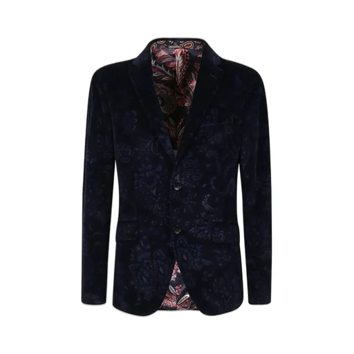 Etro Singe Breasted Jacquard Jacket