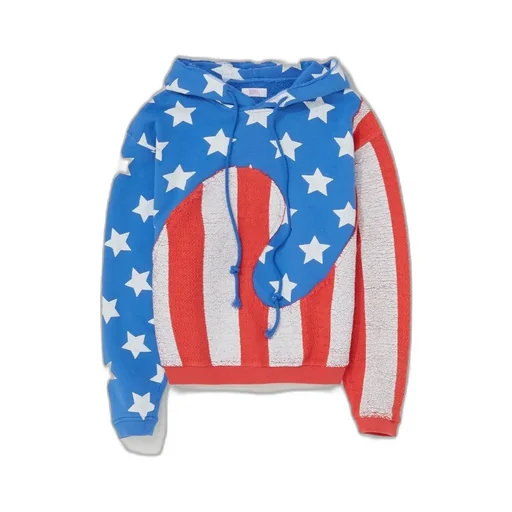 Erl Stars And Stripes Swirl Hoodie