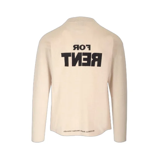 Erl For Rent Slogan-Printed Knitted Jumper