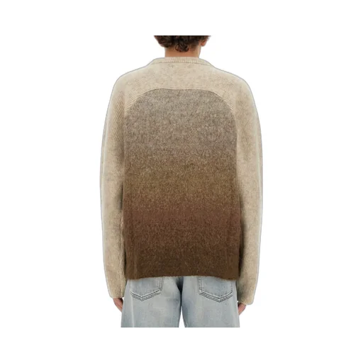 Erl Rainbow Gradient-Effect Brushed Effect Jumper