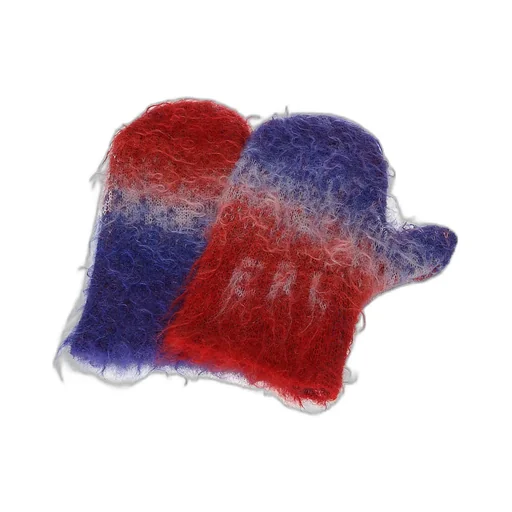 Erl Degrade-Knit Brushed Gloves