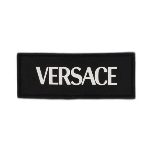 Versace Kids Logo-Patch Finished Edge Knitted Scarf