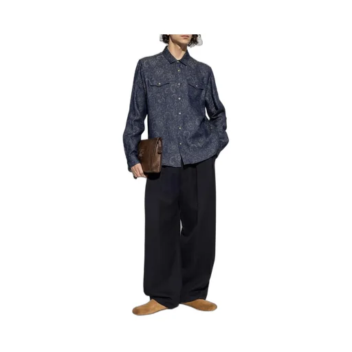 Etro Button-Up Denim Shirt