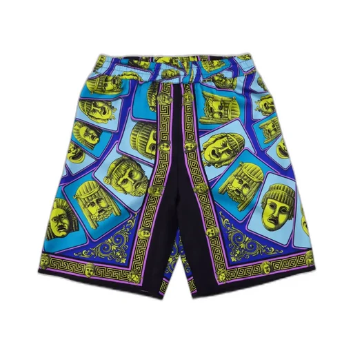 Versace Kids Printed Satin Shorts