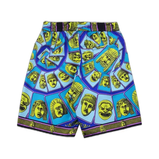 Versace Kids Printed Satin Shorts