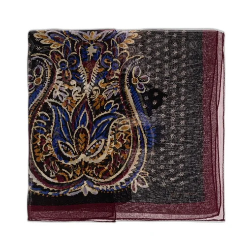 Etro Floral Paisley Satin Scarf