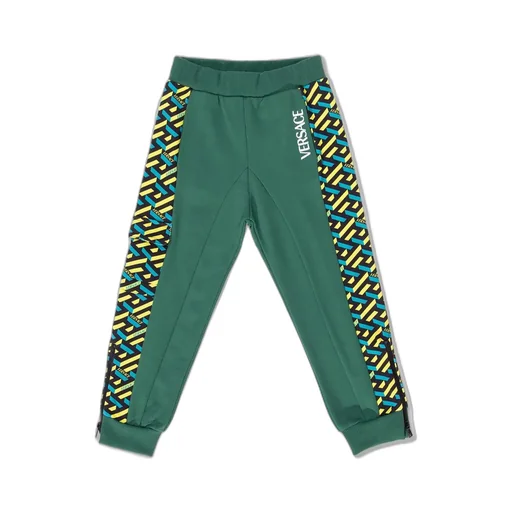 Versace Kids Logo Embroidered Track Trousers