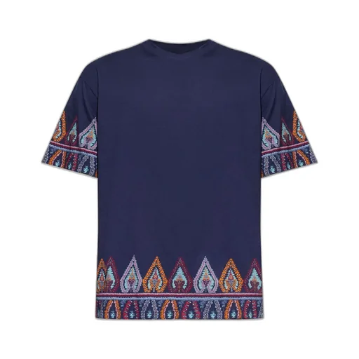 Etro Patterned Crewneck T-Shirt