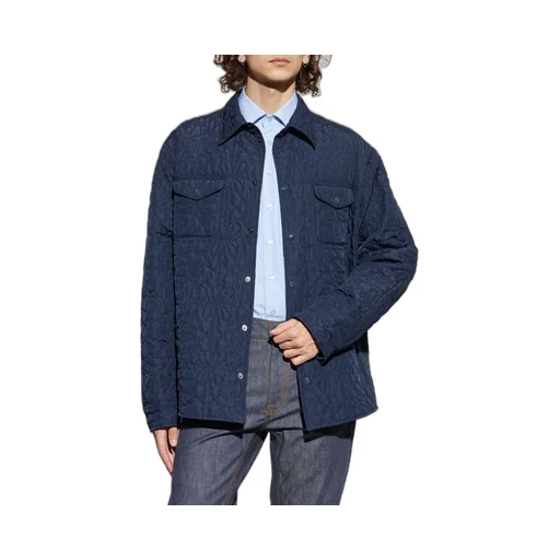 Etro Long Sleeved Quilted Overshirt