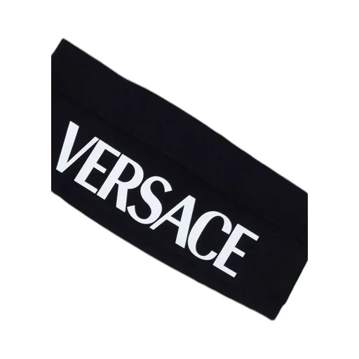 Versace Kids Logo Printed High Neck T-Shirt