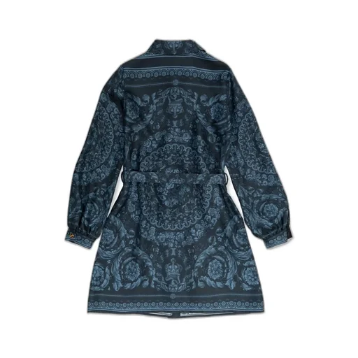 Versace Kids Barocco Printed Shirt Dress