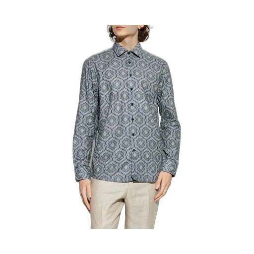 Etro Patterned Long-Sleeved Shirt