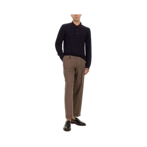 Etro Long-Sleeved Polo Shirt