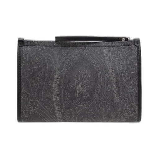 Etro Pegaso Detail Large Paisley Pouch