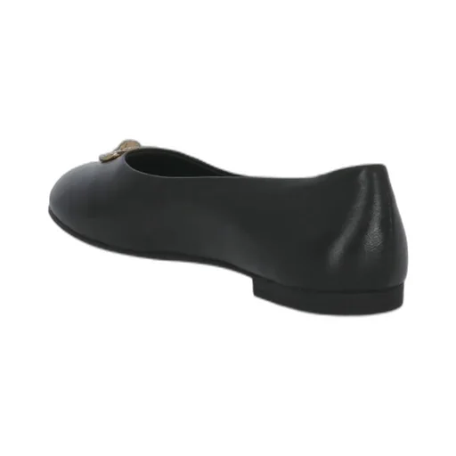 Versace Kids Heart Embellished Slip-On Ballerinas