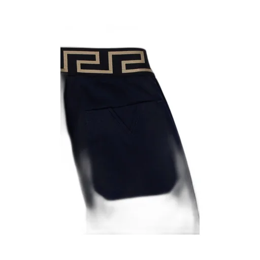 Versace Kids Greca Logo Patch Cargo Trousers