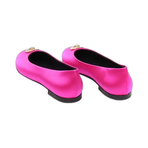 Versace Kids Medusa Head Plaque Ballerina Shoes