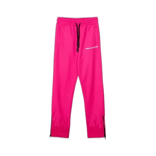 Vision Of Super Flame Detail Tracksuit Pants