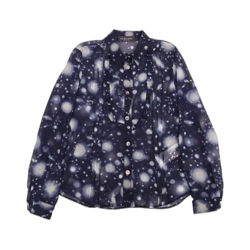 Versace Kids Space-Printed Buttoned Shirt