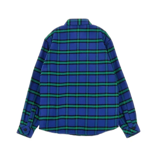 Versace Kids Tartan-Pattern Long Sleeved Shirt
