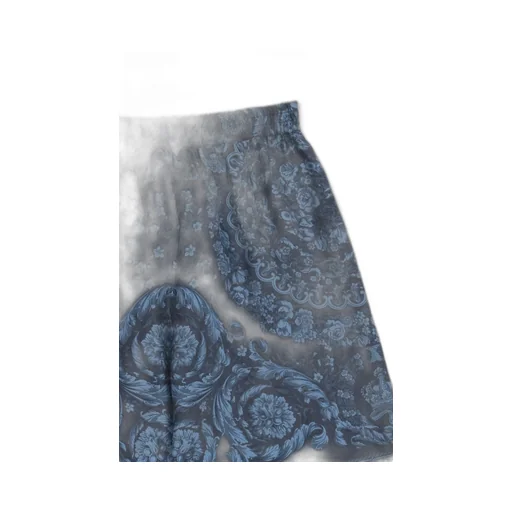 Versace Kids Barocco Printed Twill Shorts