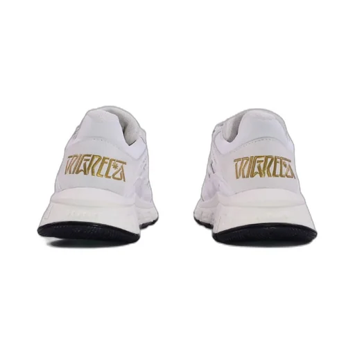 Versace Kids Logo Patch Lace-Up Sneakers