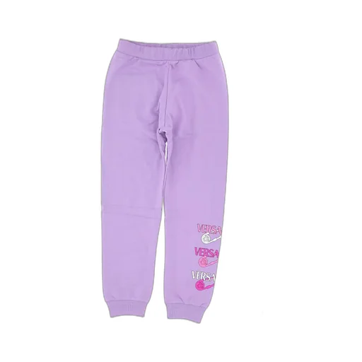 Versace Kids Logo Pin Printed Sweatpants