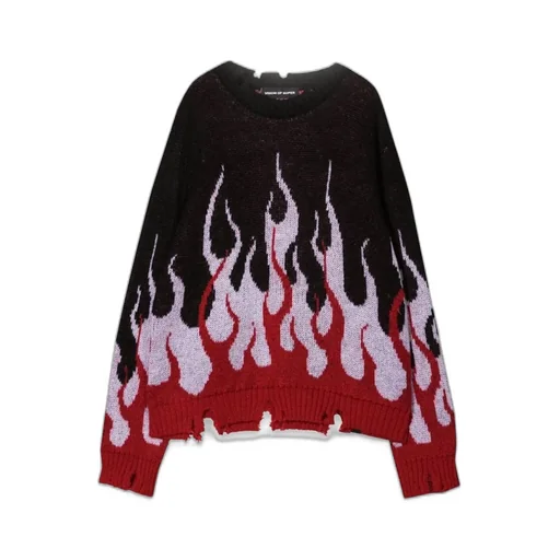 Vision Of Super Double Flame Knit Sweater