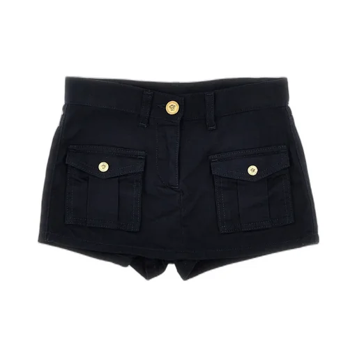 Versace Kids Medusa Head Button Shorts
