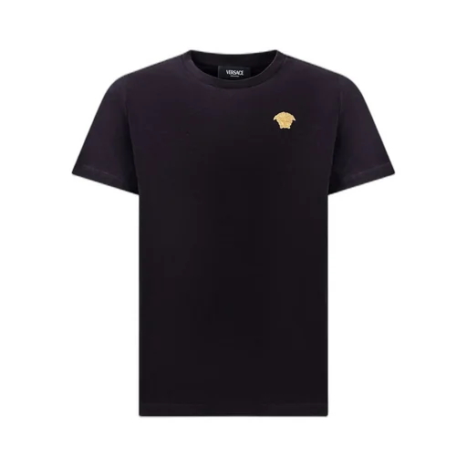 Versace Kids Medusa Head-Patch Crewneck T-Shirt
