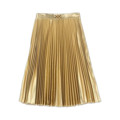 Versace Kids Medusa '95 High Waist Pleated Skirt