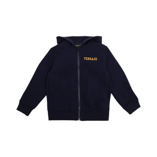 Versace Kids Zip-Up Long-Sleeved Hoodie