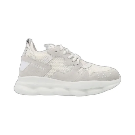Versace Kids Chain Reaction Lace-Up Sneakers