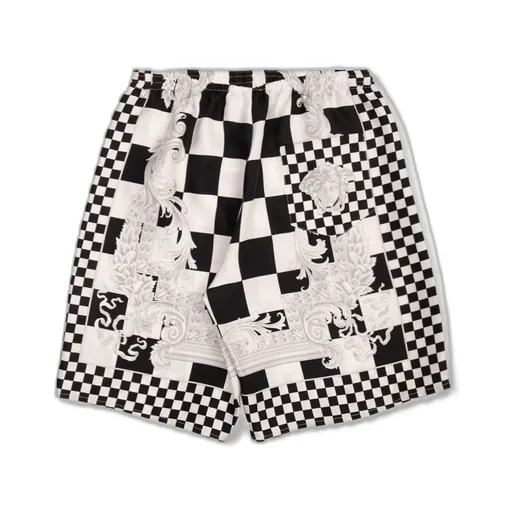 Versace Kids Medusa Printed Elastic Waist Shorts
