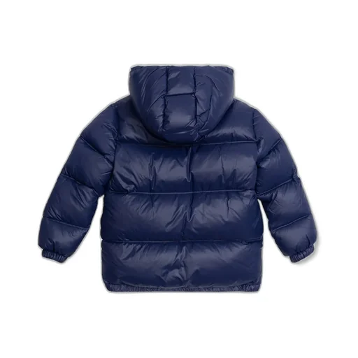 Versace Kids Logo-Embroidered Zipped Padded Jacket