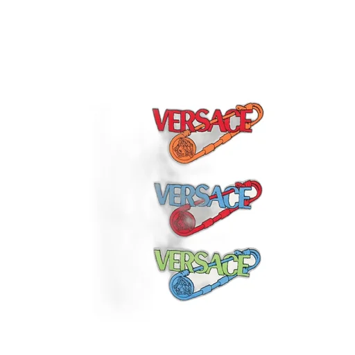 Versace Kids Logo Pin Printed Hoodie