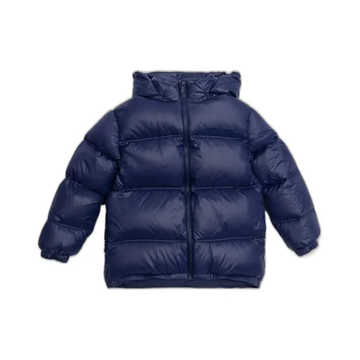 Versace Kids Logo-Embroidered Zipped Padded Jacket
