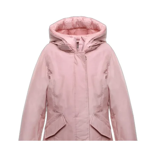 Woolrich Kids Logo Patch Hooded Parka